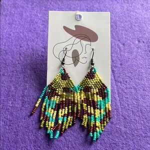 Colorful Beaded Earrings